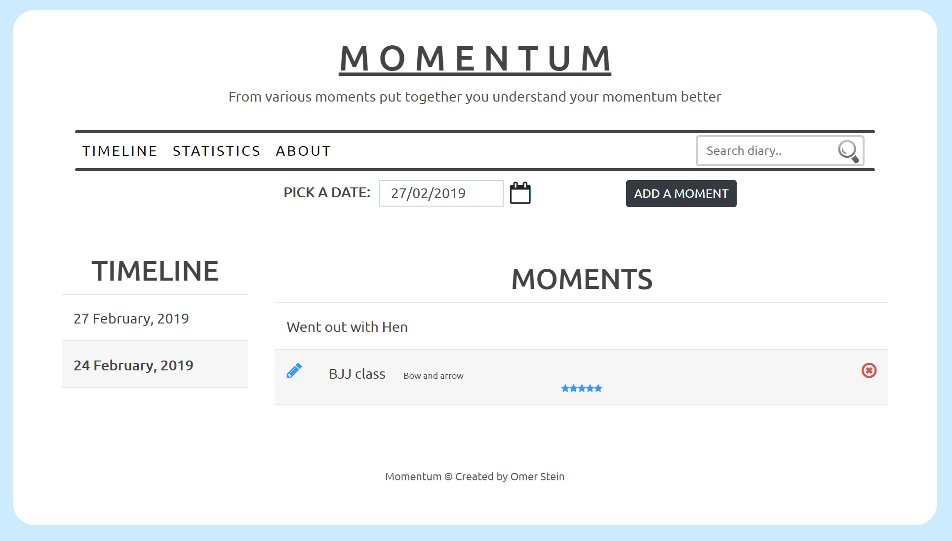 MOMENTUM